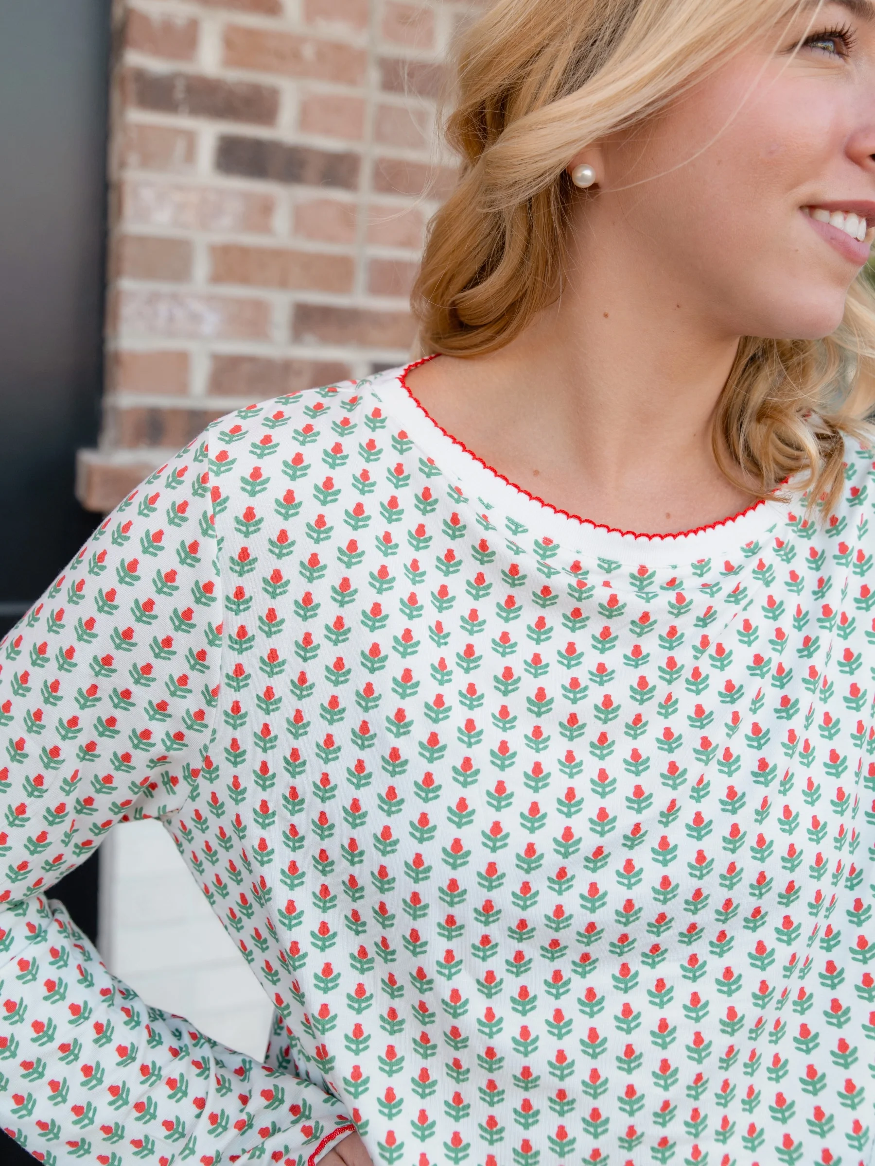 Hollyberry Long Long  Pajama Set - Image 4