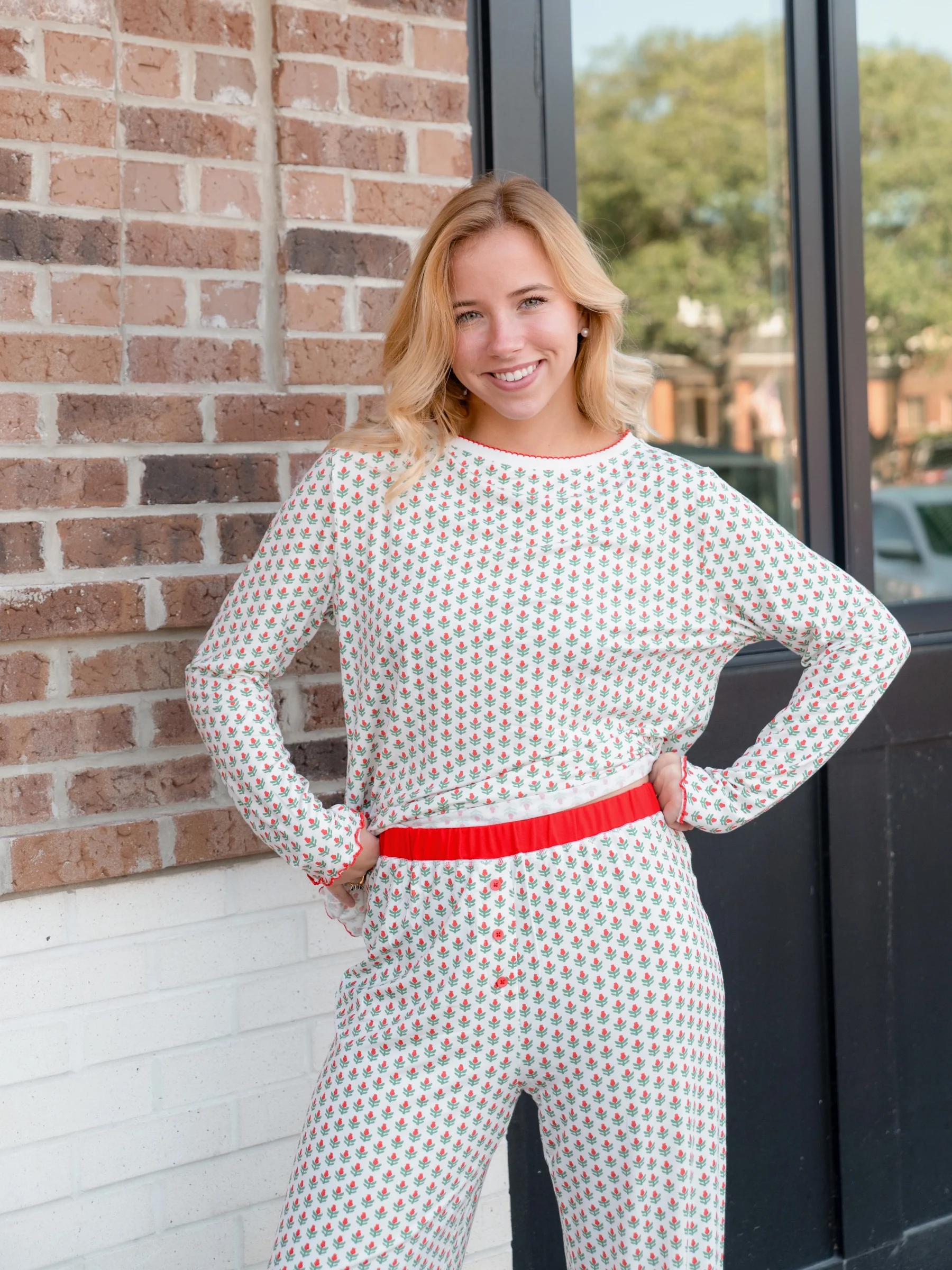 Hollyberry Long Long  Pajama Set - Image 6