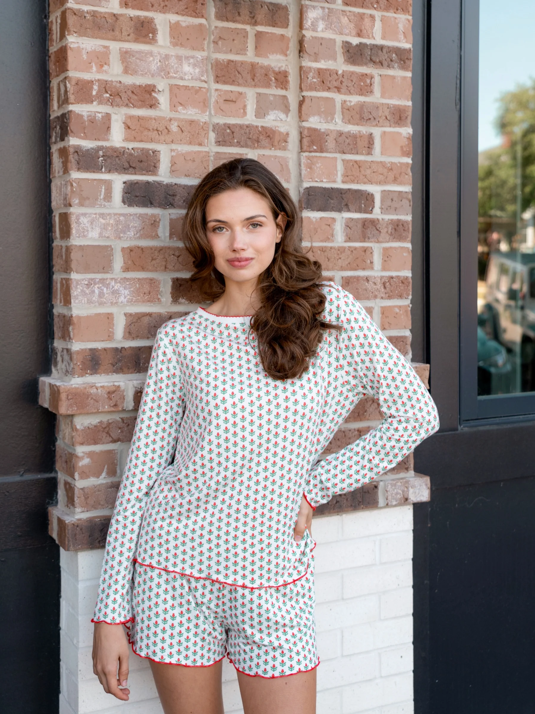 Hollyberry Long Short Pajama Set - Image 6