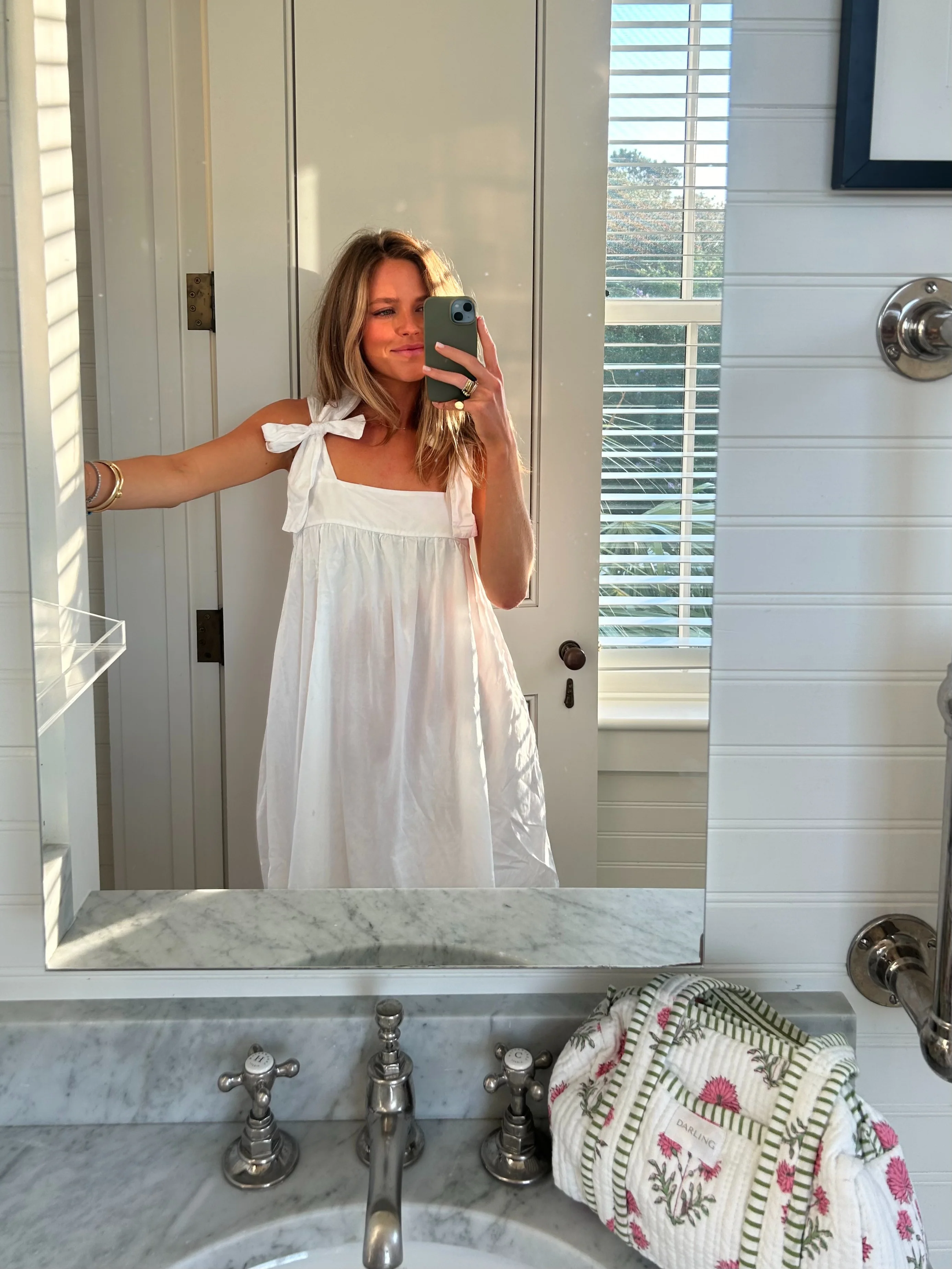 Tie Sleep Dress First Edition - White - Image 3